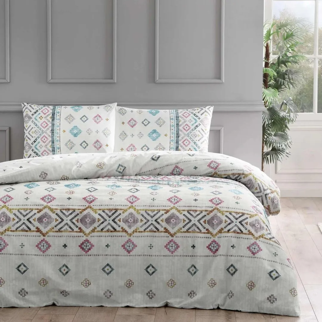 60279666 Tac Terra set posteljine za dve osobe tirkizna  | Tellux - Vaš put do savršenog doma