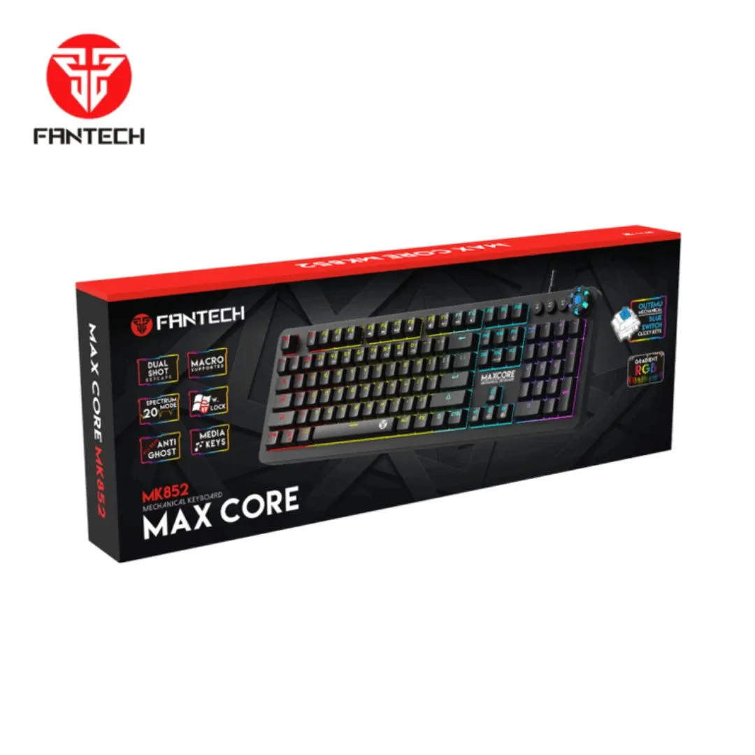 89561 Tastatura Mehanička Gaming Fantech MK852 RGB Max Core crna  | Tellux - Vaš put do savršenog doma