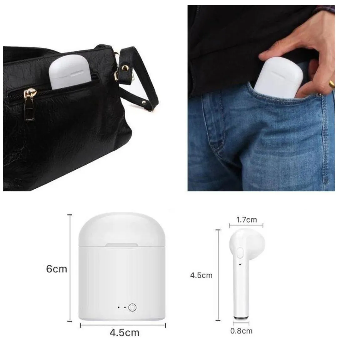 99988 Bluetooth slušalice AirPods i7 mini crne HQ  | Tellux - Vaš put do savršenog doma