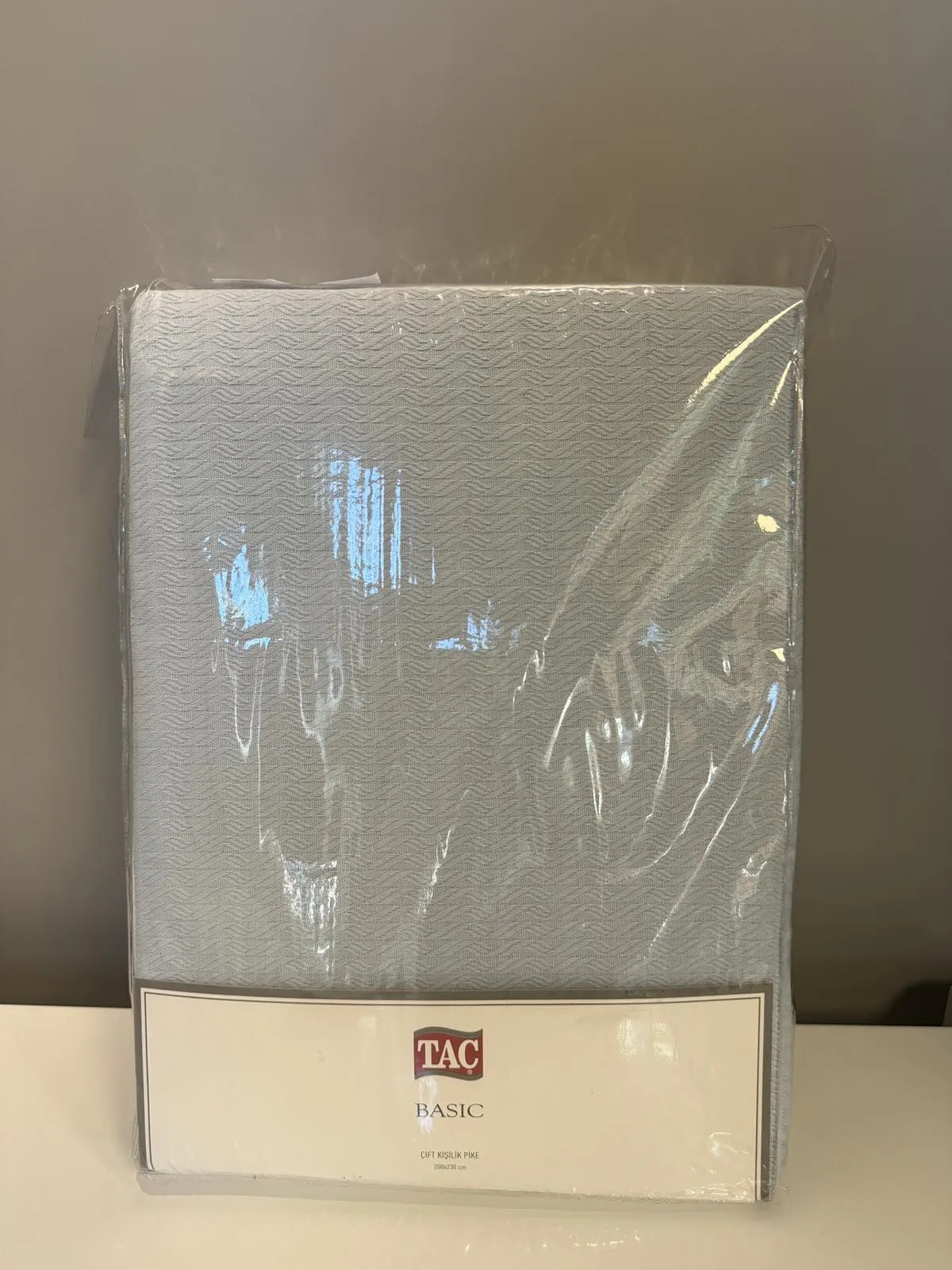 60232379 Tac Basic prekrivač za dve ososbe plava  | Tellux - Vaš put do savršenog doma