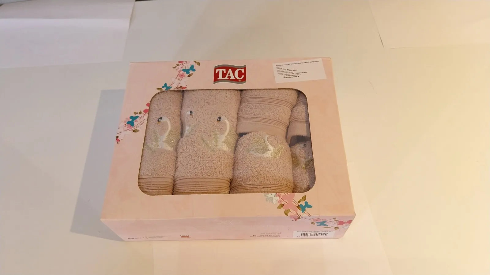 71318679 Tac Swan set peškira boja pudera  | Tellux - Vaš put do savršenog doma